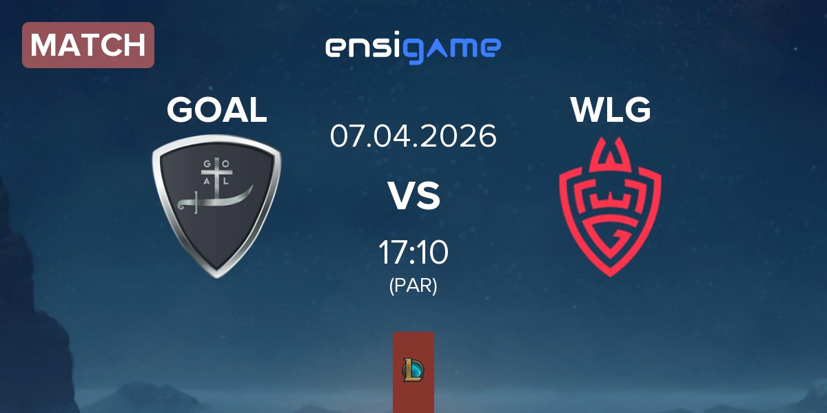 Partida GOAL vs WLGaming Esports WLG | 07.04