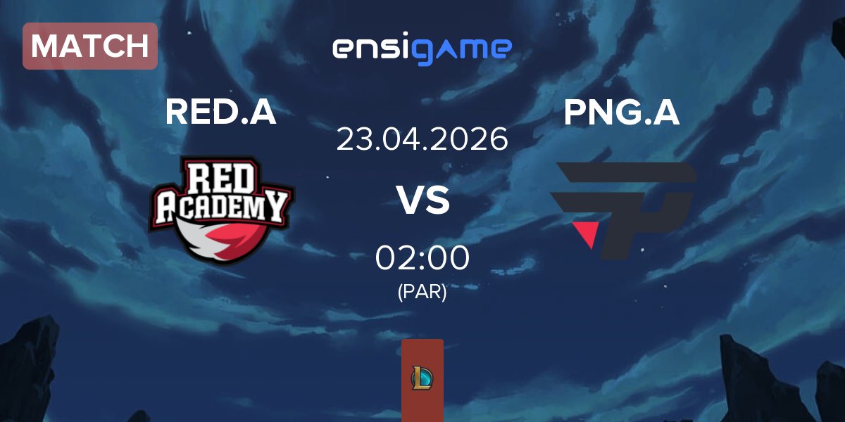 Match RED Academy RED.A vs paiN Gaming Academy PNG.A | 22.04