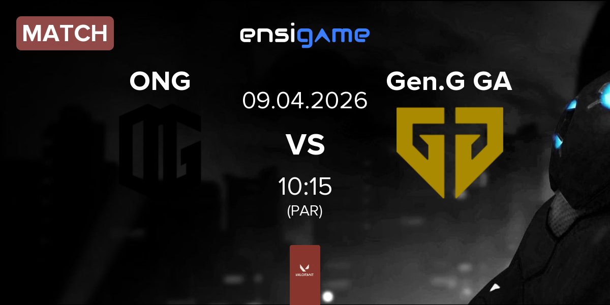 Match ONSIDE GAMING ONG vs Gen.G Global Academy Gen.G GA | 09.04