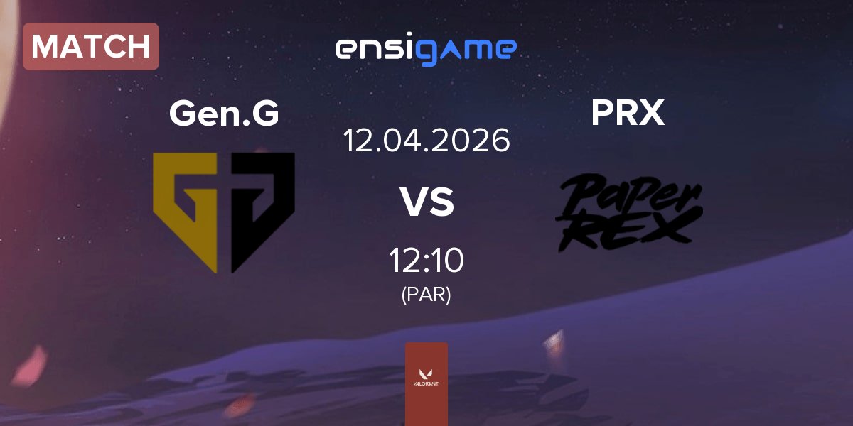 Match Gen.G Esports Gen.G vs Paper Rex PRX | 12.04