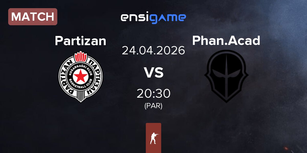 Partida Partizan Esports Partizan vs Phantom Academy Phan.Acad | 24.04