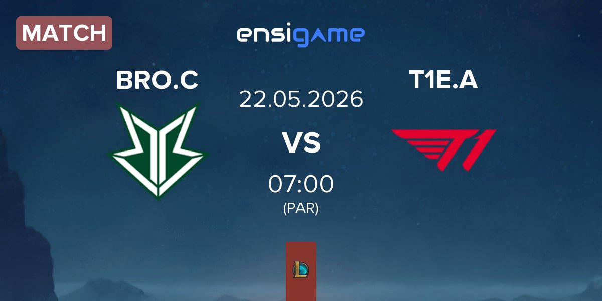 Match HANJIN BRION Challengers BRO.C vs T1 Esports Academy T1E.A | 22.05