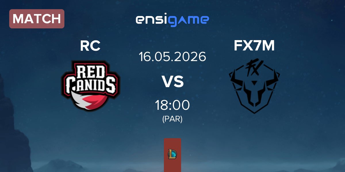 Partida RED Canids RC vs Fluxo W7M FX7M | 16.05
