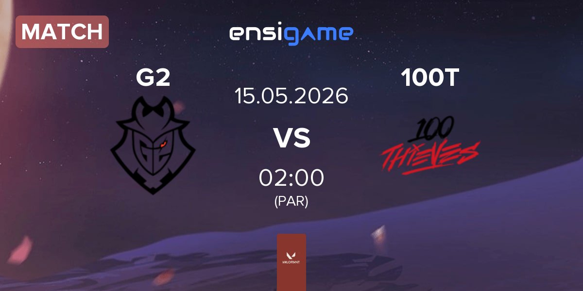Partida G2 Esports G2 vs 100 Thieves 100T | 14.05