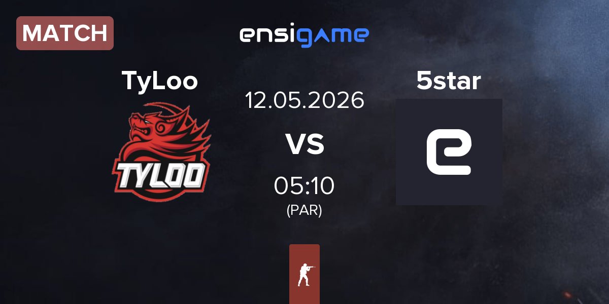 Match TyLoo vs 5star eSports 5star | 12.05