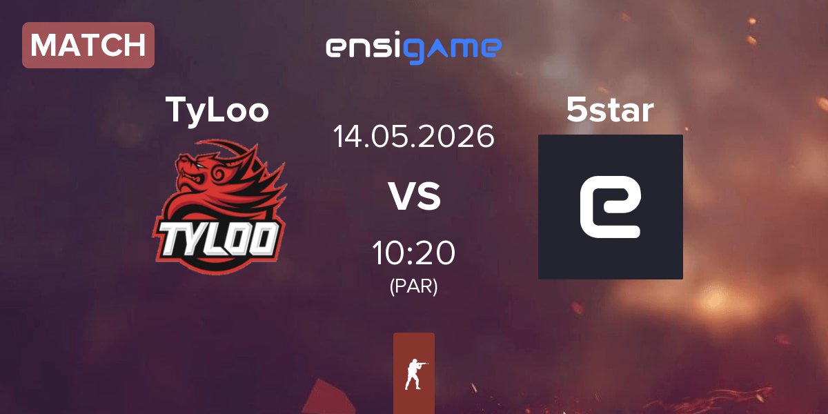 Match TyLoo vs 5star eSports 5star | 14.05