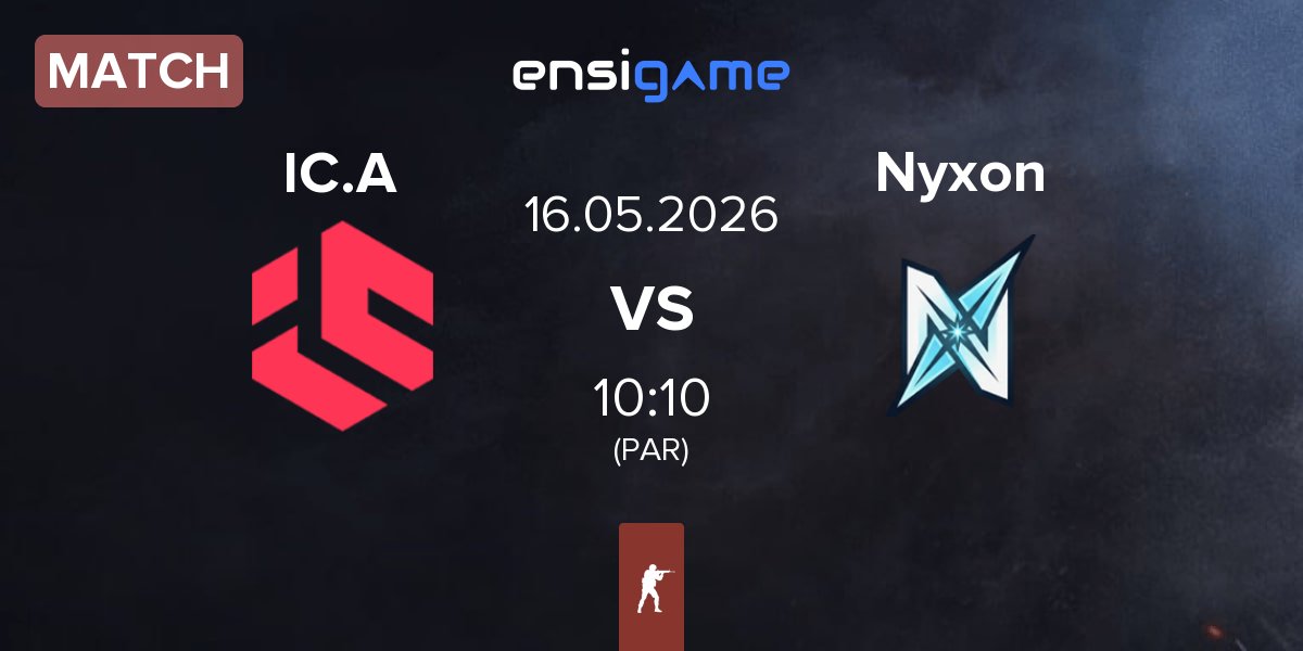 Partida Inner Circle Academy IC.A vs Nyxon eSports Nyxon | 16.05