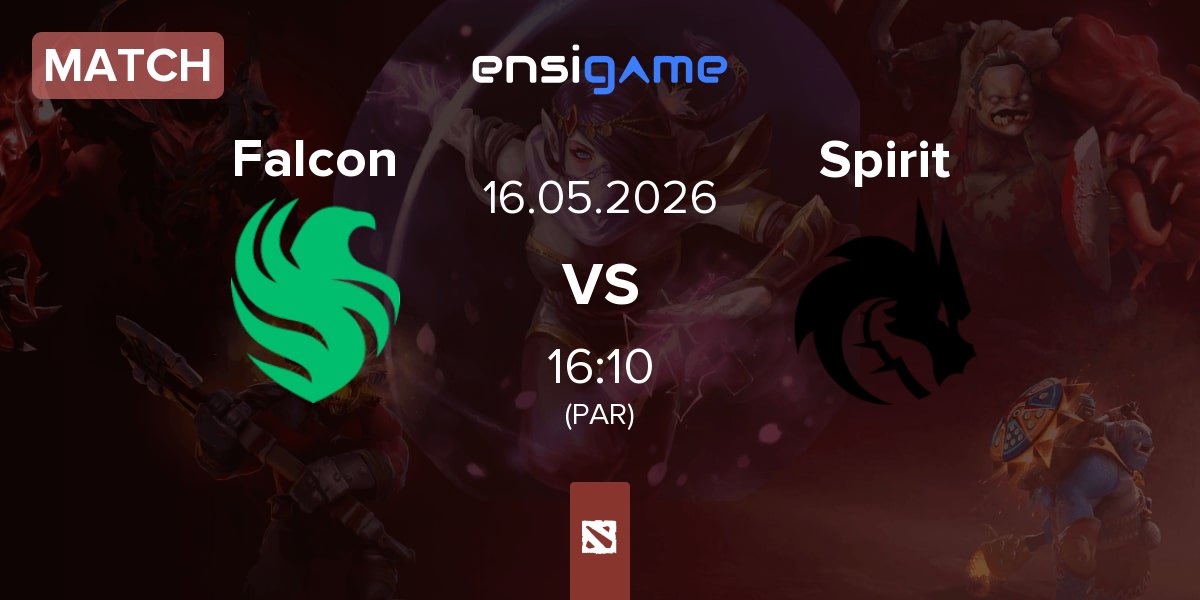 Match Team Falcons Falcon vs Team Spirit Spirit | 16.05
