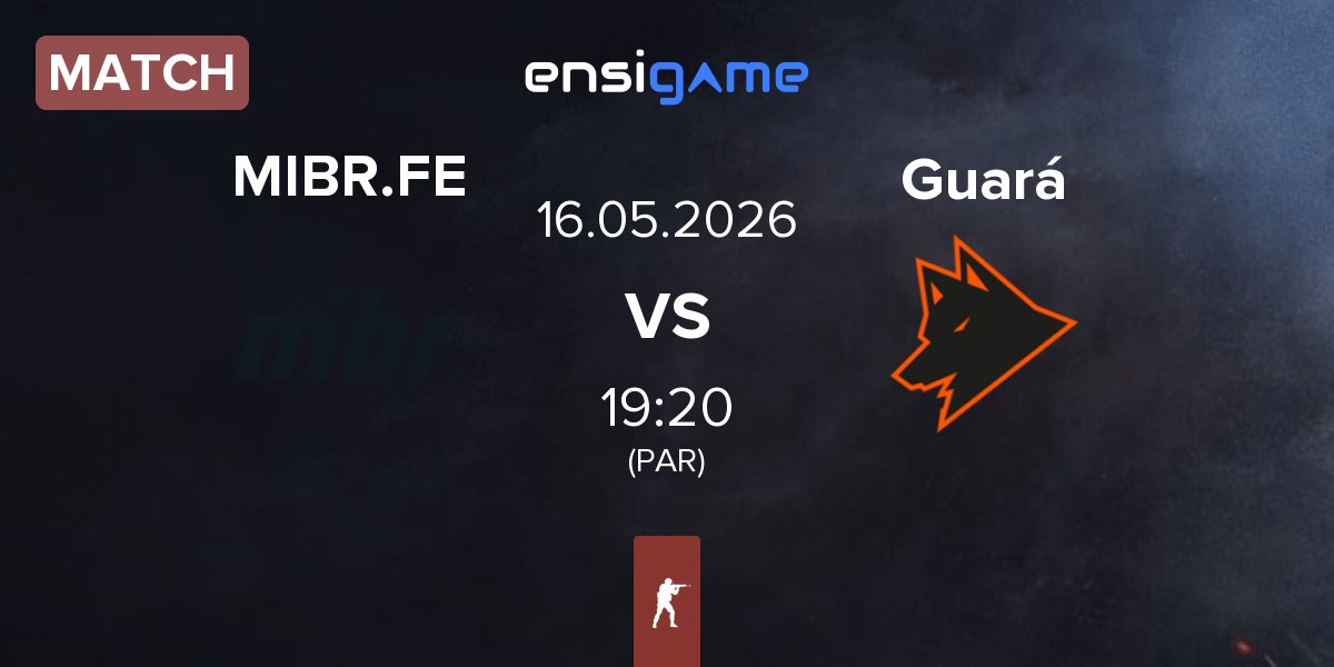 Partida MIBR Female MIBR.FE vs Guará | 16.05