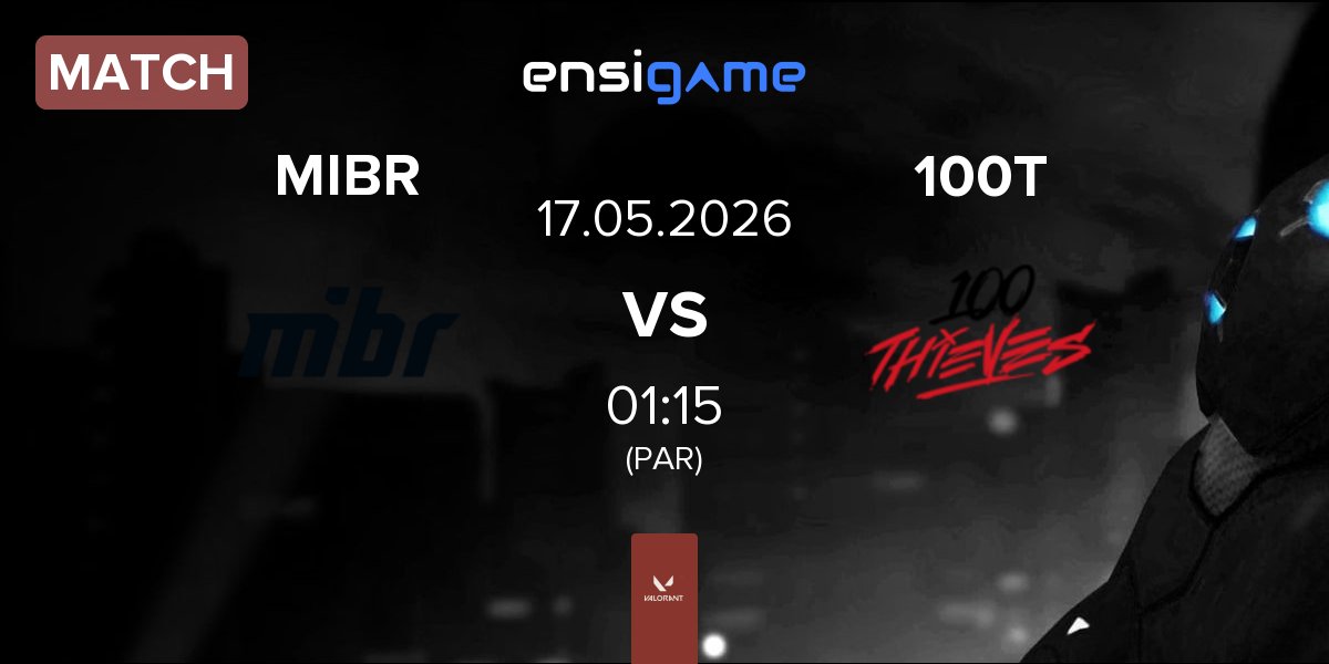 Match Made in Brazil MIBR vs 100 Thieves 100T | 17.05