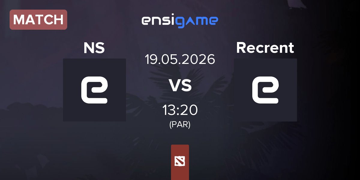 Match Team NS NS vs Recrent Team Recrent | 19.05