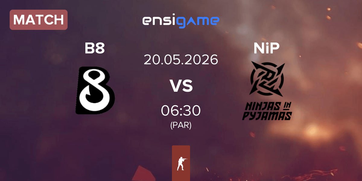 Match B8 vs Ninjas in Pyjamas NiP | 20.05