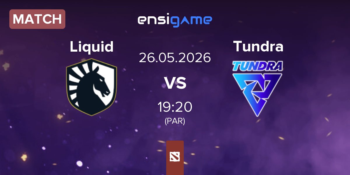 Partida Team Liquid Liquid vs Tundra Esports Tundra | 26.05
