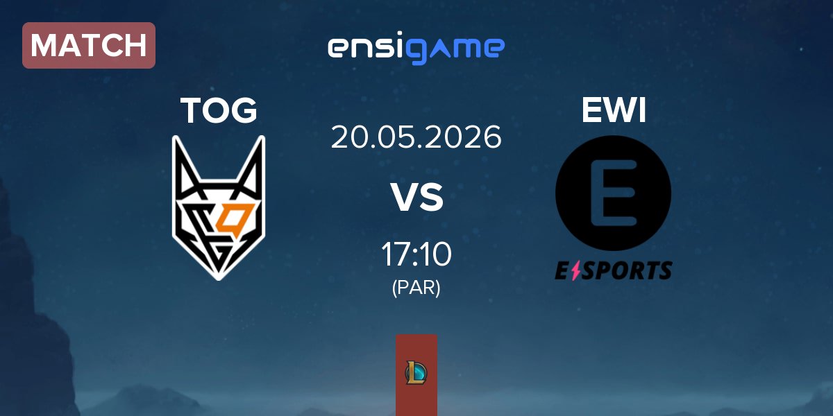 Match TeamOrangeGaming TOG vs E WIE EINFACH E-SPORTS EWI | 20.05