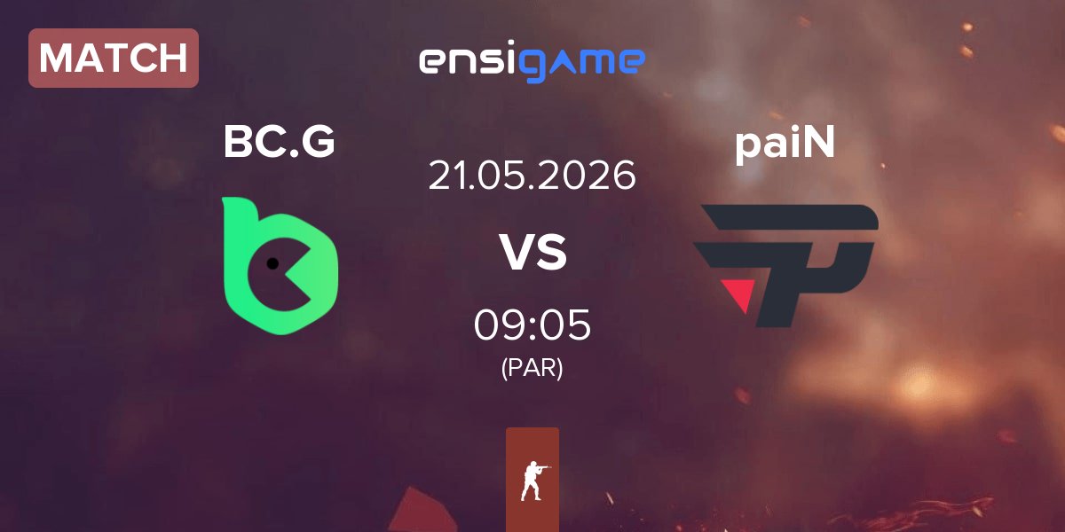 Match BC.Game Esports BC.G vs paiN Gaming paiN | 21.05