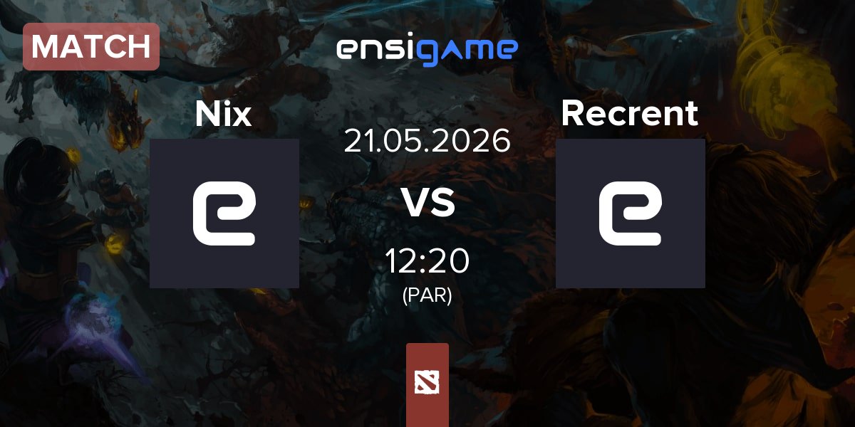Match Nix Team Nix vs Recrent Team Recrent | 21.05