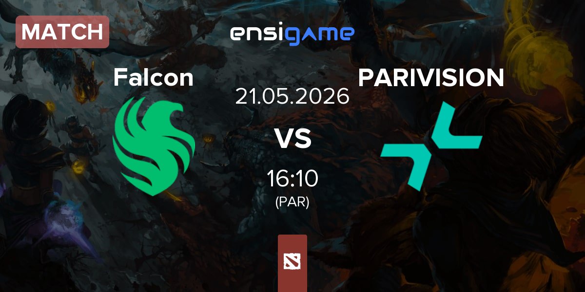 Match Team Falcons Falcon vs PARIVISION | 21.05