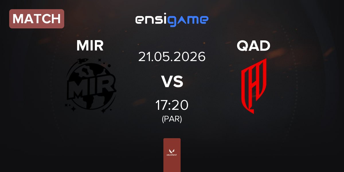Partida MIR vs AlQadsiah Esports QAD | 21.05
