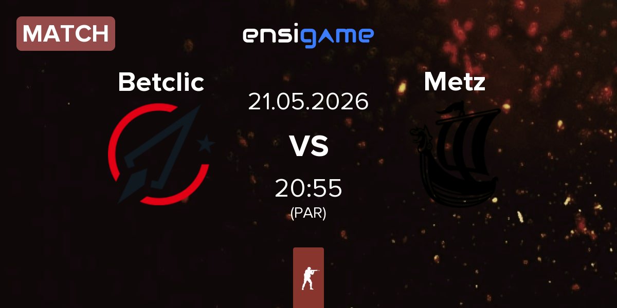 Match Betclic vs Metizport Metz | 21.05
