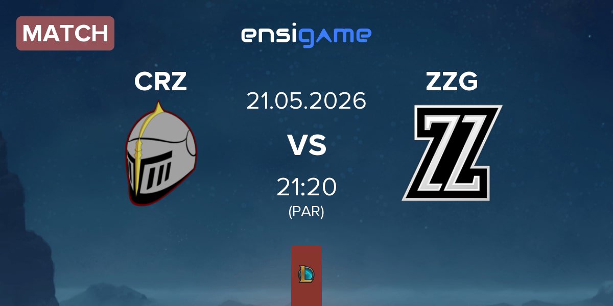 Match Crusaders CRZ vs ZeroZone Gaming ZZG | 21.05