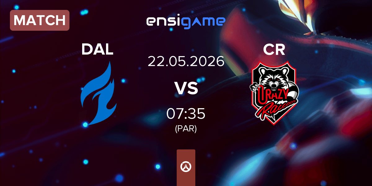 Match Dallas Fuel DAL vs Crazy Raccoon CR | 22.05