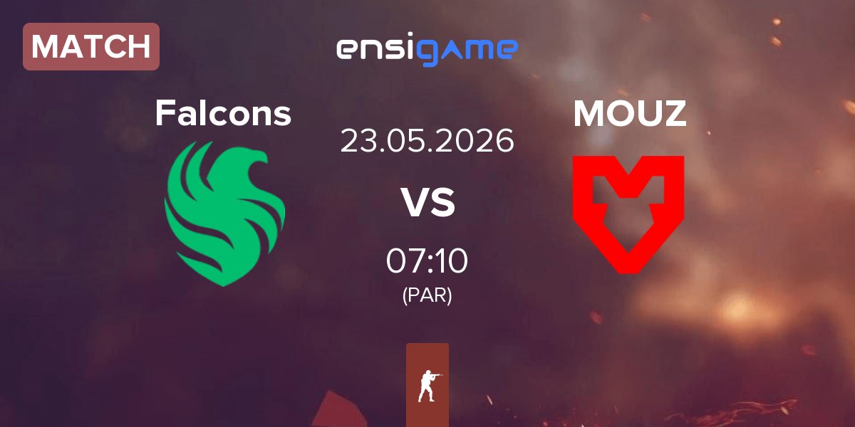 Partida Team Falcons Falcons vs MOUZ | 23.05