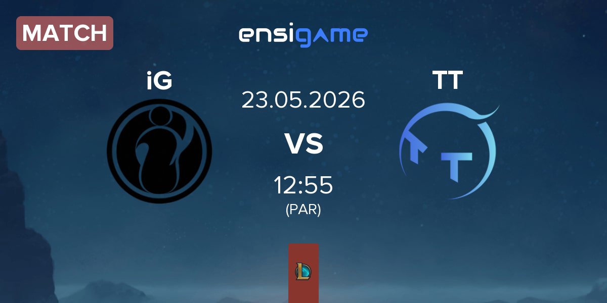 Partida Invictus Gaming iG vs ThunderTalk Gaming TT | 23.05