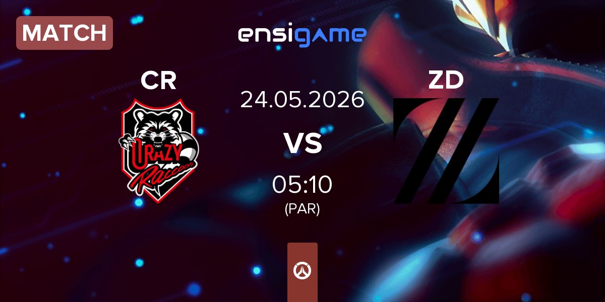 Partida Crazy Raccoon CR vs Zeta Division ZD | 24.05