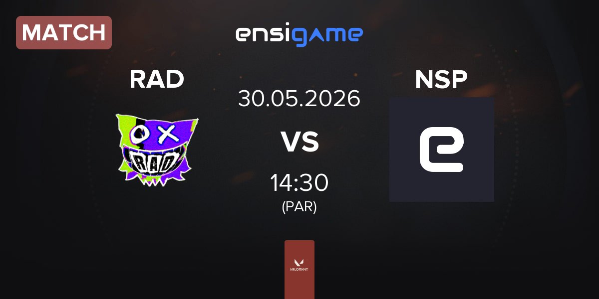 Partida The Rad Syndicate RAD vs No Salary Peek NSP | 30.05