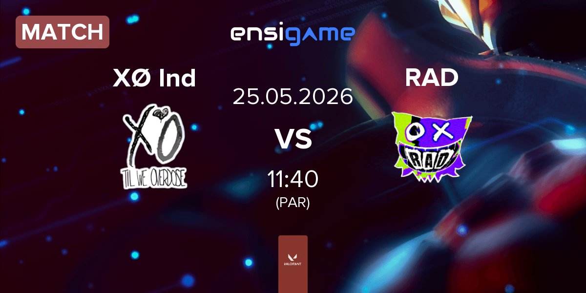 Match XØ Ind vs The Rad Syndicate RAD | 25.05