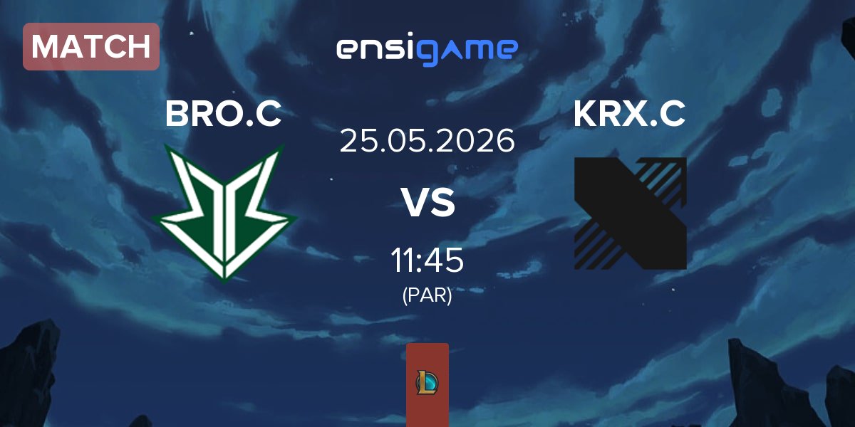 Match HANJIN BRION Challengers BRO.C vs Kiwoom DRX Challengers KRX.C | 25.05
