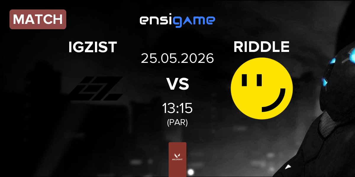Match IGZIST vs RIDDLE ORDER RIDDLE | 25.05