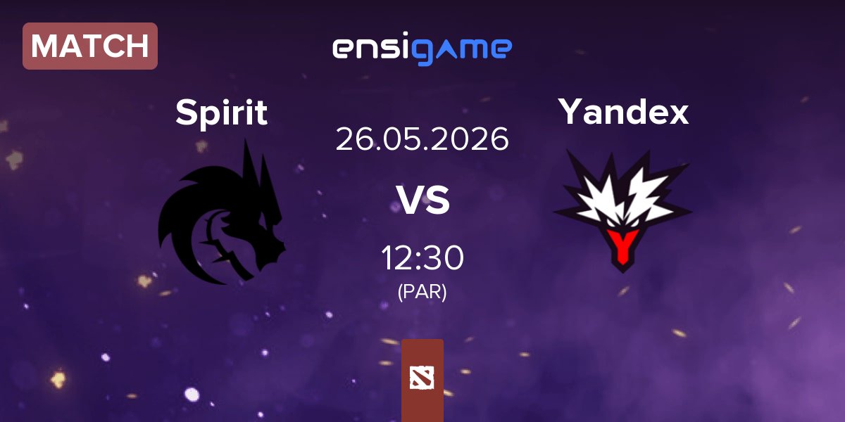 Match Team Spirit Spirit vs Team Yandex Yandex | 26.05