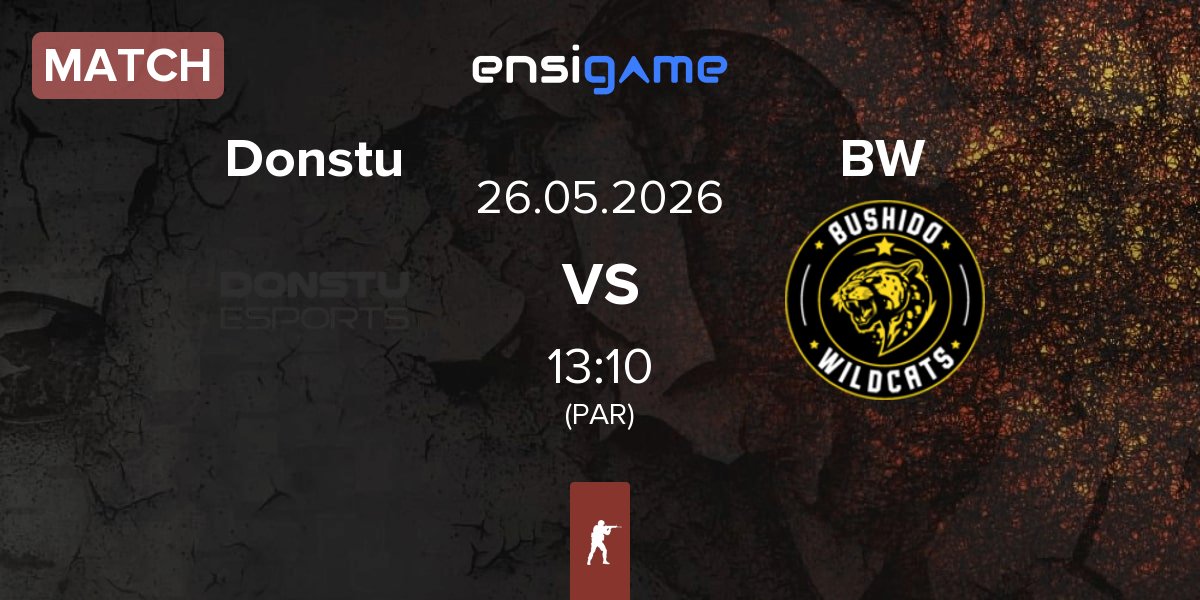 Match Donstu Esports Donstu vs Bushido Wildcats BW | 26.05