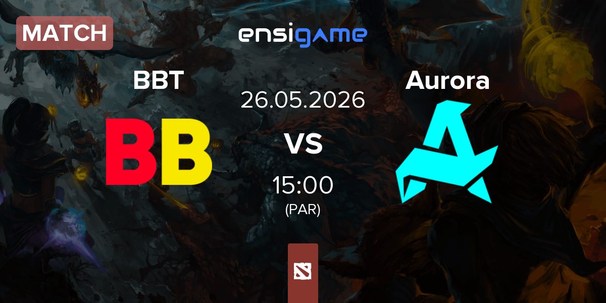 Partida BetBoom Team BBT vs Aurora Gaming Aurora | 26.05