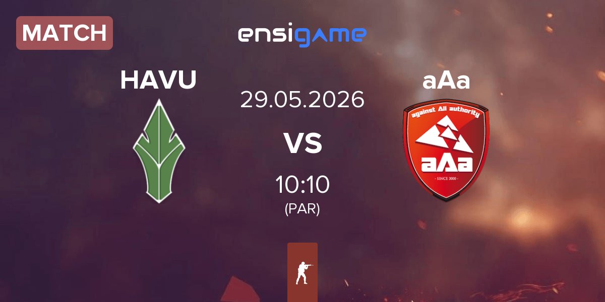 Partida HAVU Gaming HAVU vs Against All Authority aAa | 29.05