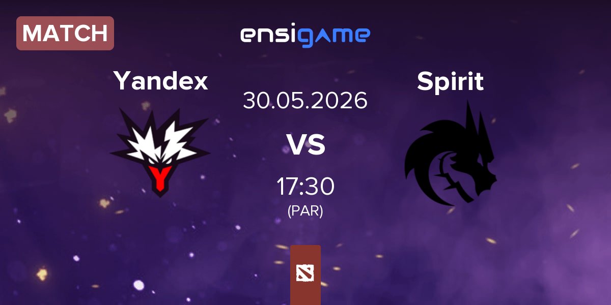 Match Team Yandex Yandex vs Team Spirit Spirit | 30.05