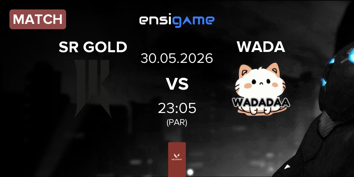 Match Shopify Rebellion GOLD SR GOLD vs Wadadaa WADA | 30.05
