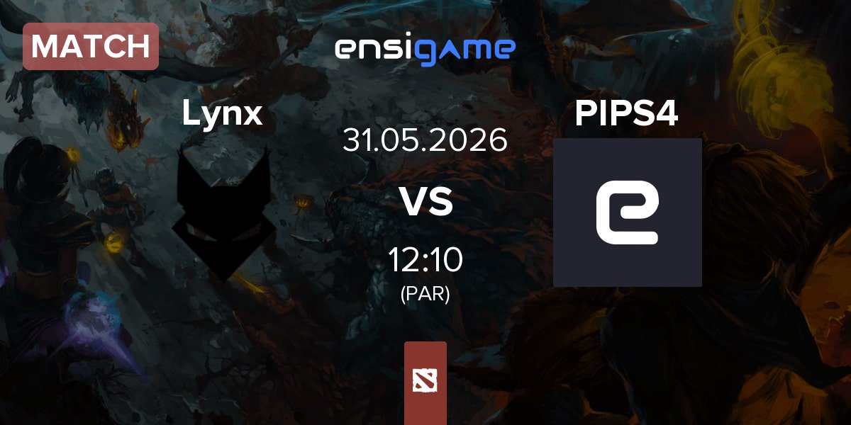 Match Team Lynx Lynx vs Pipsqueak+4 PIPS4 | 31.05
