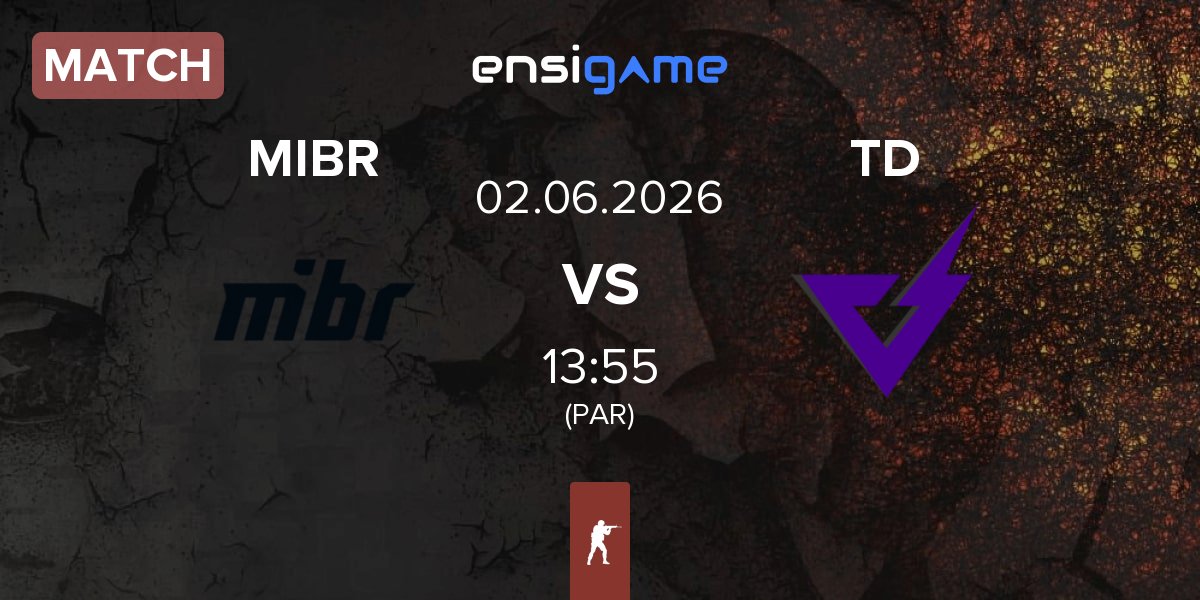 Partida Made in Brazil MIBR vs THUNDER dOWNUNDER TD | 02.06