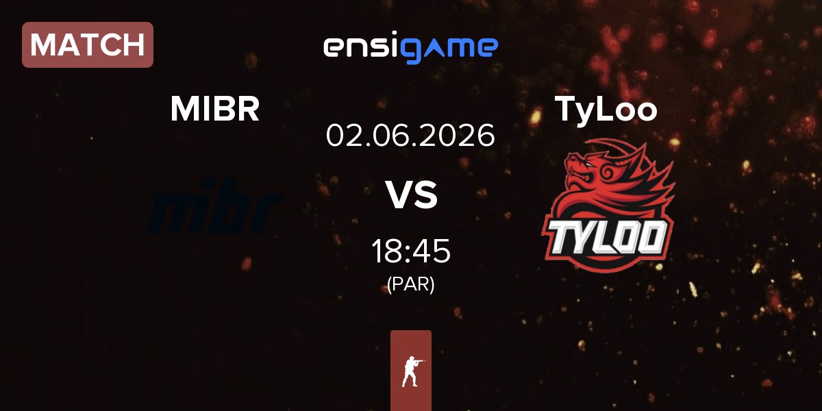 Partida Made in Brazil MIBR vs TyLoo | 02.06