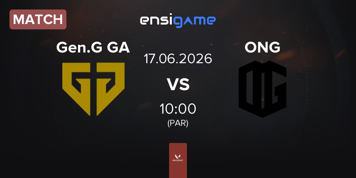 Partida Gen.G Global Academy Gen.G GA vs ONSIDE GAMING ONG | 17.06