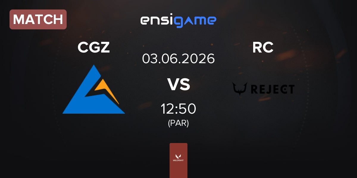 Match Crest Gaming Zst CGZ vs REJECT RC | 03.06