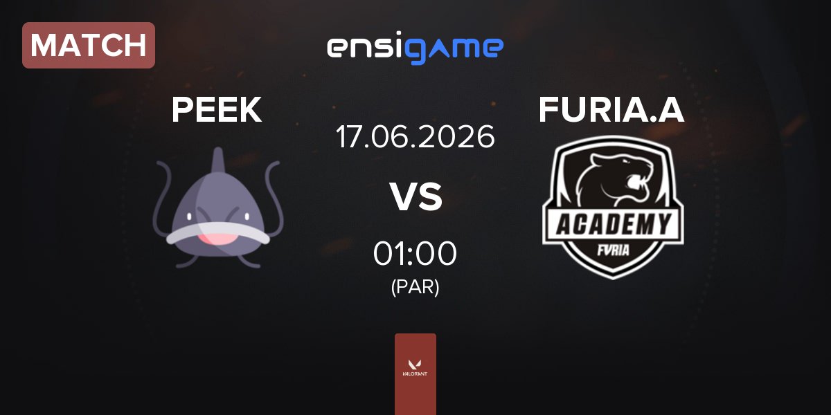Match PEEK vs FURIA Academy FURIA.A | 17.06