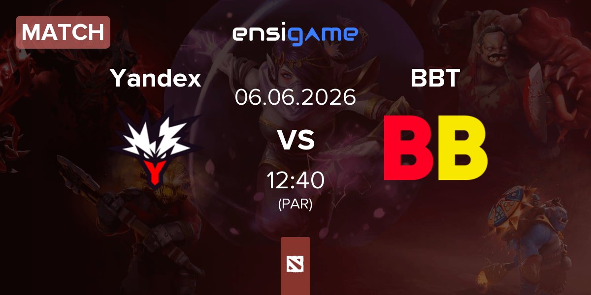 Match Team Yandex Yandex vs BetBoom Team BBT | 06.06