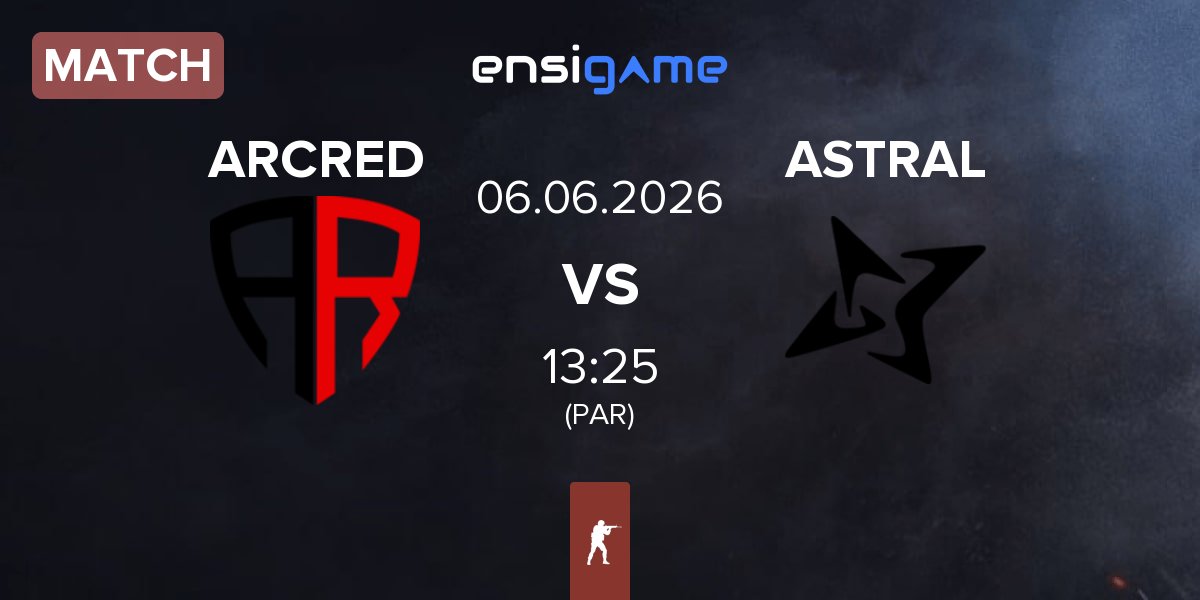 Match ARCRED vs ASTRAL ESPORTS ASTRAL | 06.06