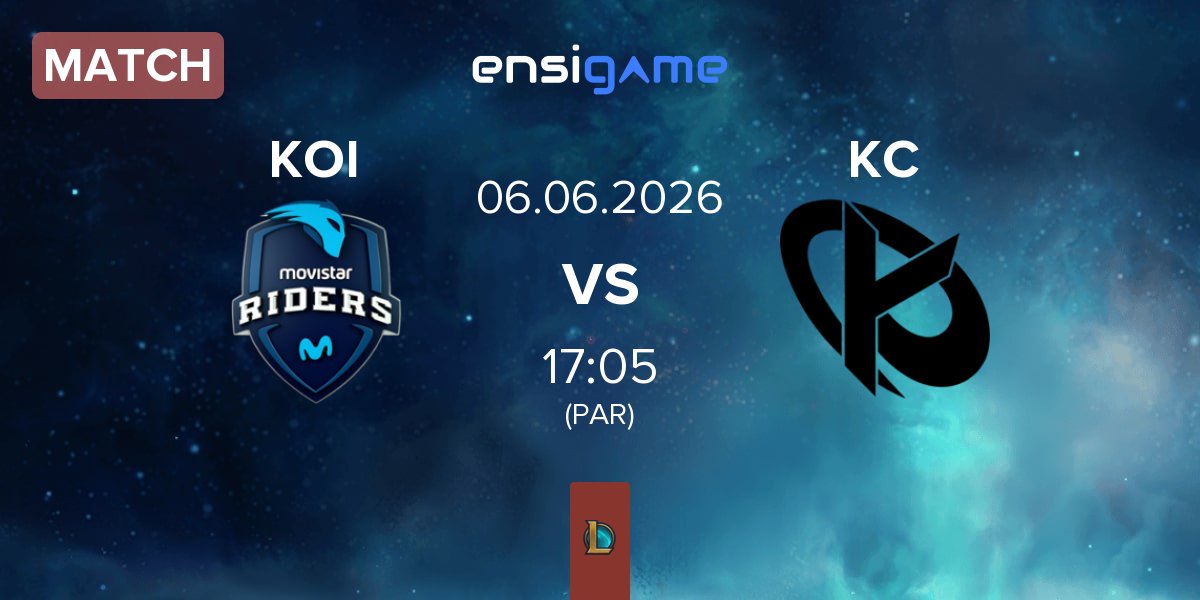 Match Movistar KOI KOI vs Karmine Corp KC | 06.06