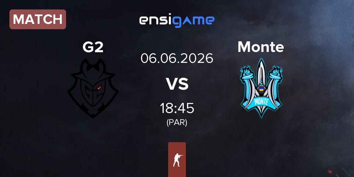 Partida G2 Esports G2 vs Monte | 06.06