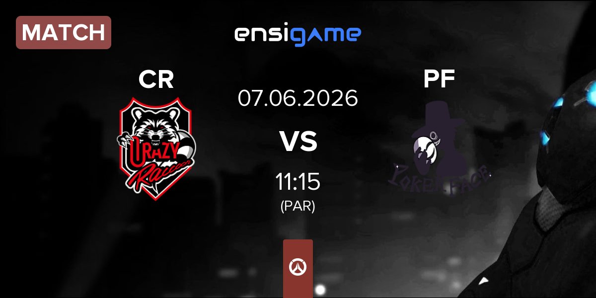 Partida Crazy Raccoon CR vs Poker Face PF | 07.06
