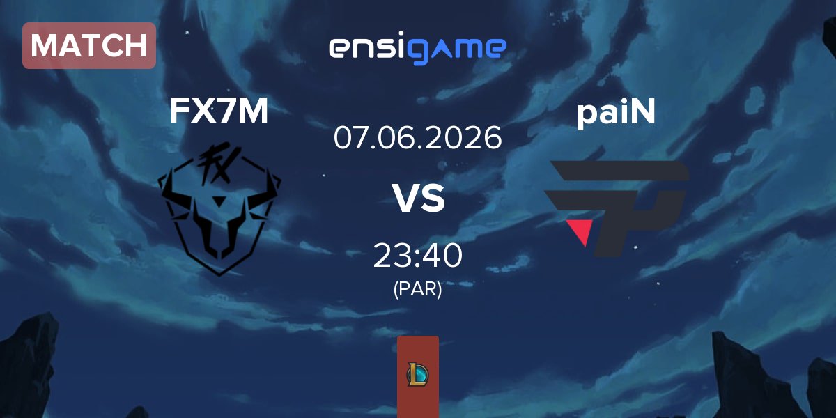 Match Fluxo W7M FX7M vs paiN Gaming paiN | 07.06